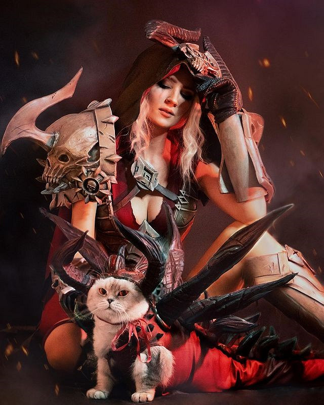 女菩薩二階呢？俄妹COS《艾爾登法環》女武神視效拉滿