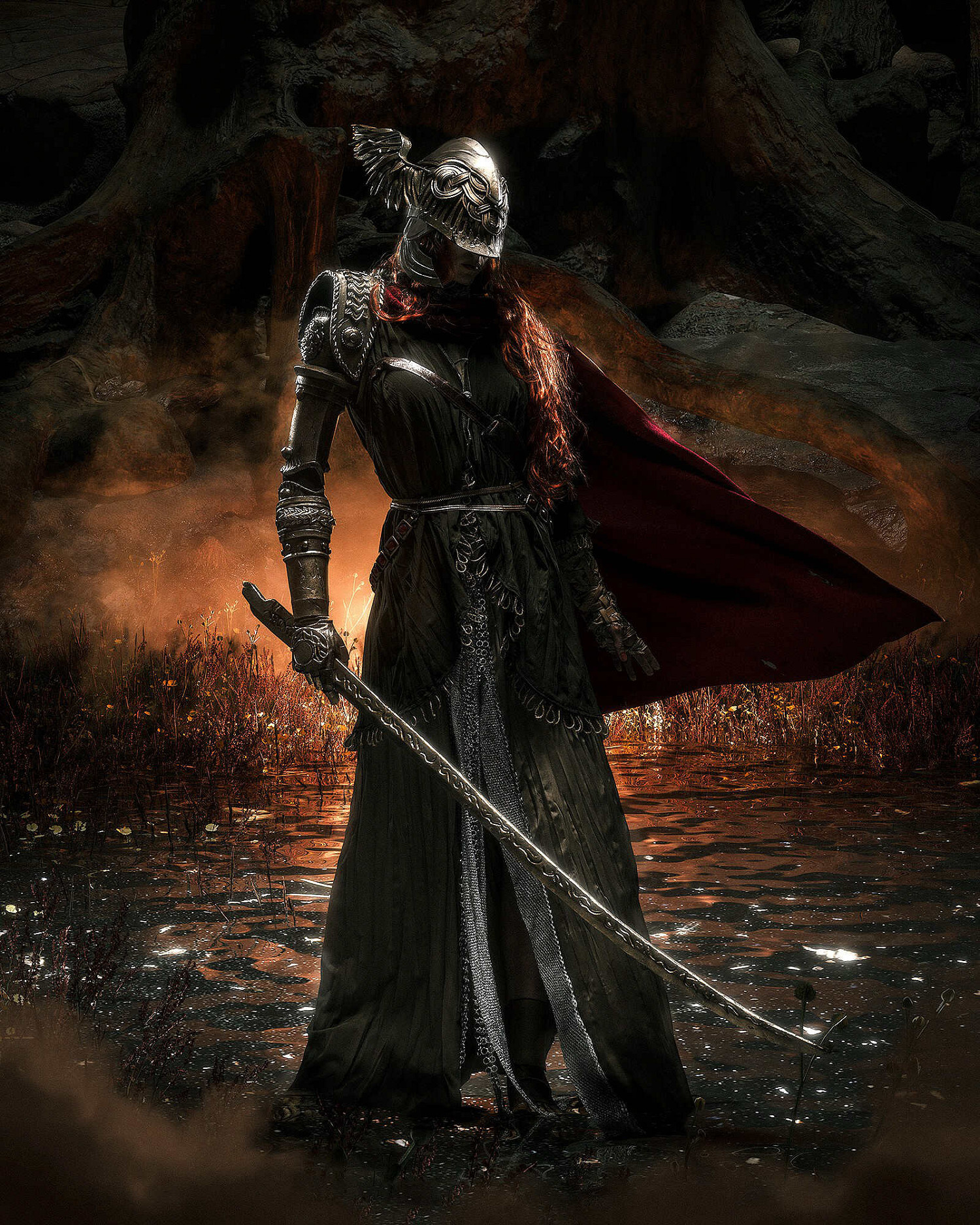 女菩薩二階呢？俄妹COS《艾爾登法環》女武神視效拉滿