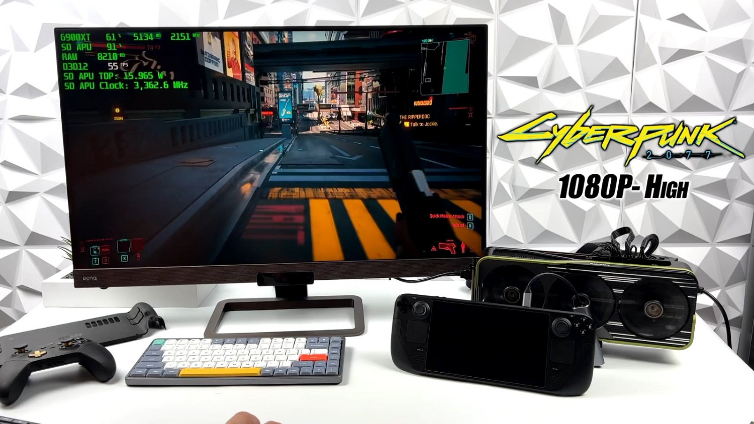 外接6900XT!Steam Deck能4K玩遊戲了 外接6900XT!Steam Deck能4K玩遊戲了