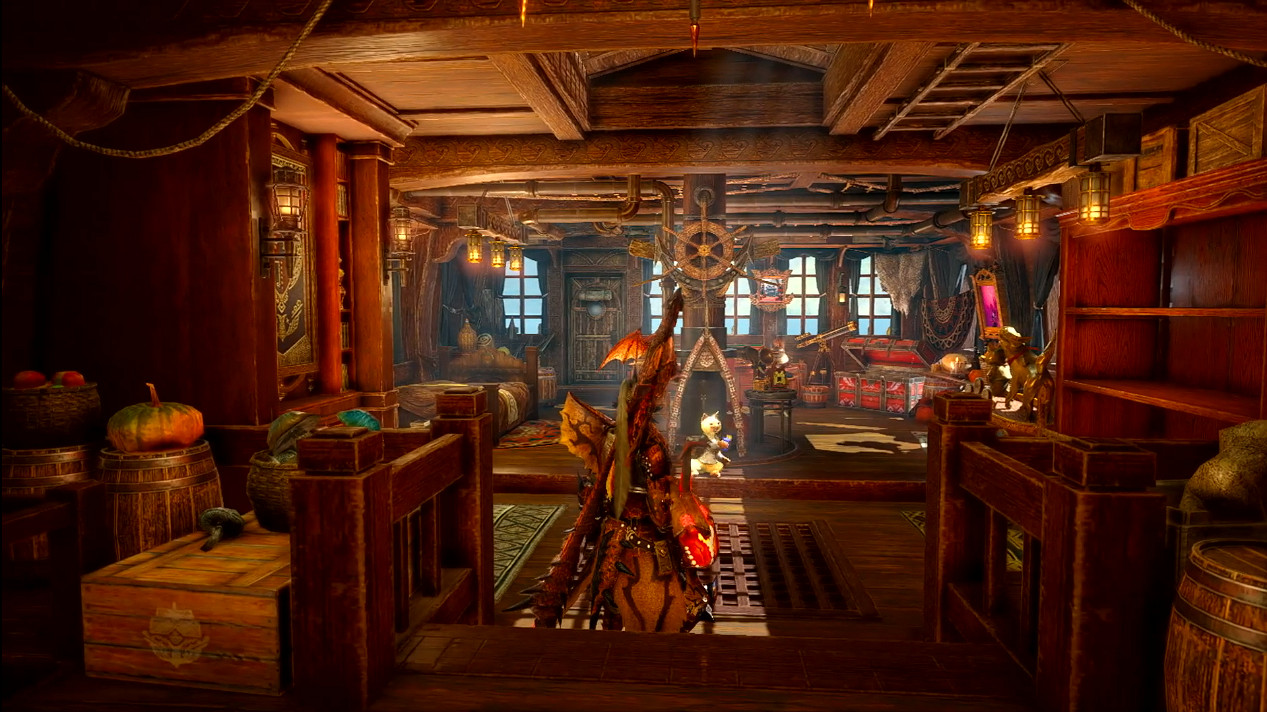 《魔物獵人：崛起》DLC“曙光”獵人房間展示公開！