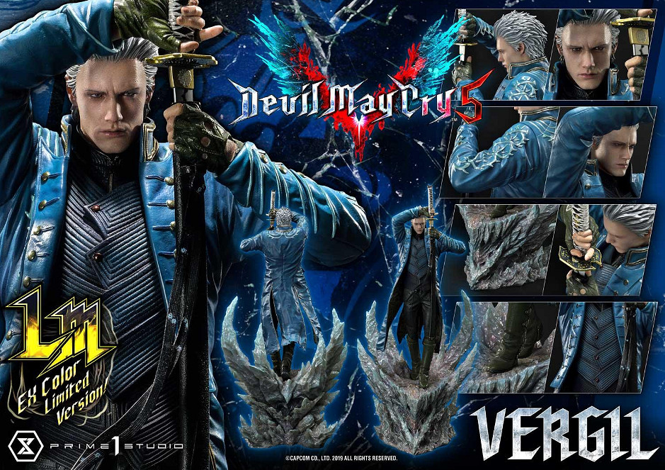 售價899美元！P1S推出《鬼泣5》維吉爾1/4比例雕像