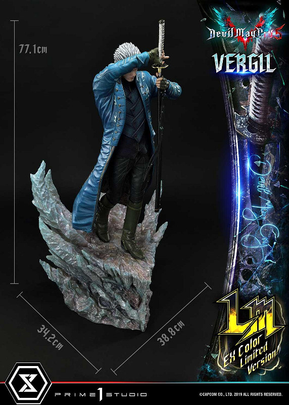 售價899美元！P1S推出《鬼泣5》維吉爾1/4比例雕像