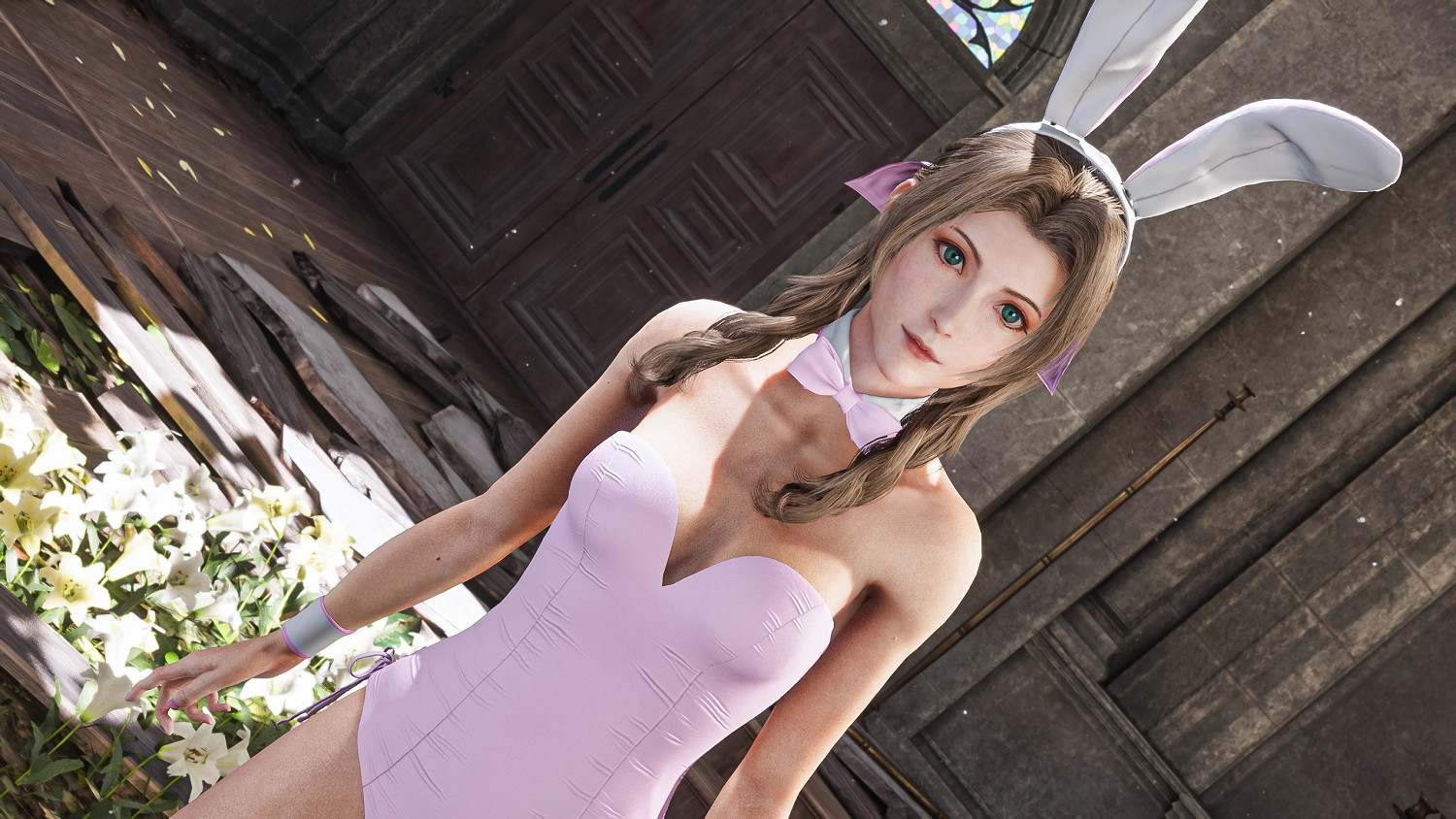 我衝了！《FF7re》蒂法 愛麗絲 傑西 兔女郎MOD！！