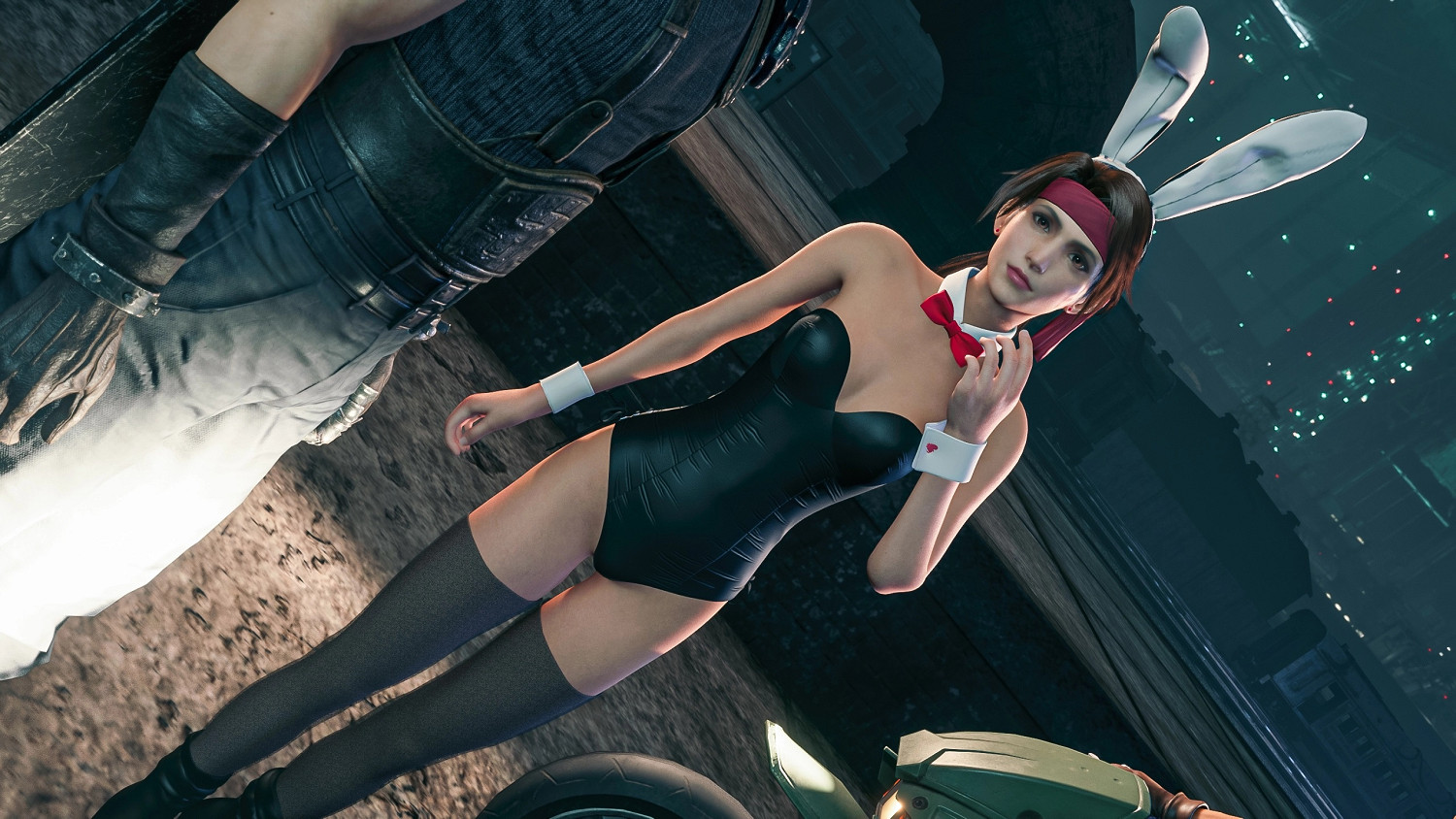 我衝了！《FF7re》蒂法 愛麗絲 傑西 兔女郎MOD！！