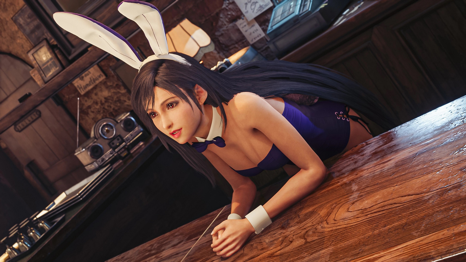 我衝了！《FF7re》蒂法 愛麗絲 傑西 兔女郎MOD！！