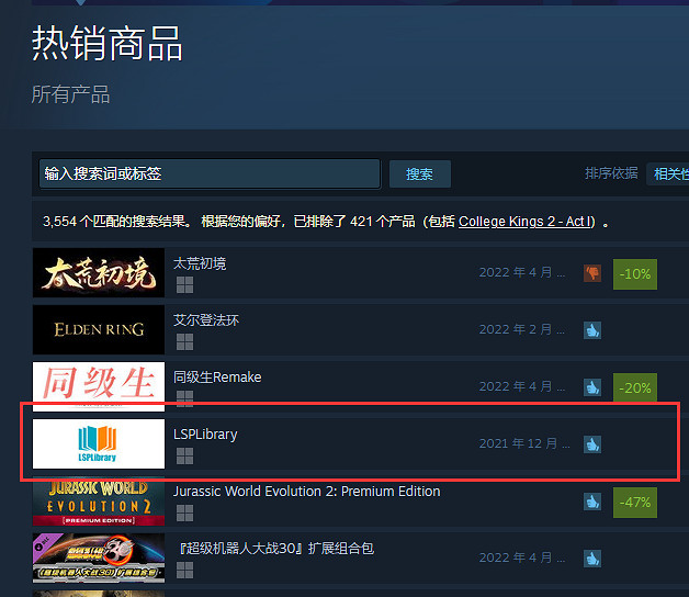 紳士的下一個小紅車！《LSPLibrary》Steam好評率83%