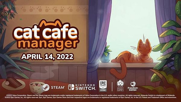 貓咖經營模擬新遊《貓咖經理》Steam發售!支援中文 貓咖經營模擬新遊《貓咖經理》Steam發售!支援中文