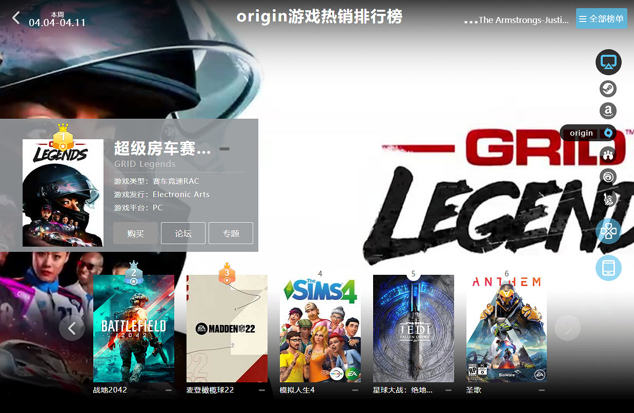 04.04-04.11全球遊戲銷量榜:《樂高星戰》打敗艾爾登法環 04.04-04.11全球遊戲銷量榜:《樂高星戰》打敗艾爾登法環