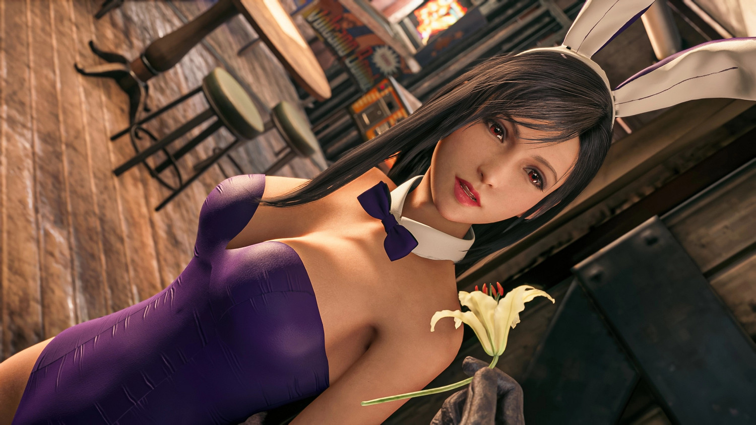 我衝了！《FF7re》蒂法 愛麗絲 傑西 兔女郎MOD！！