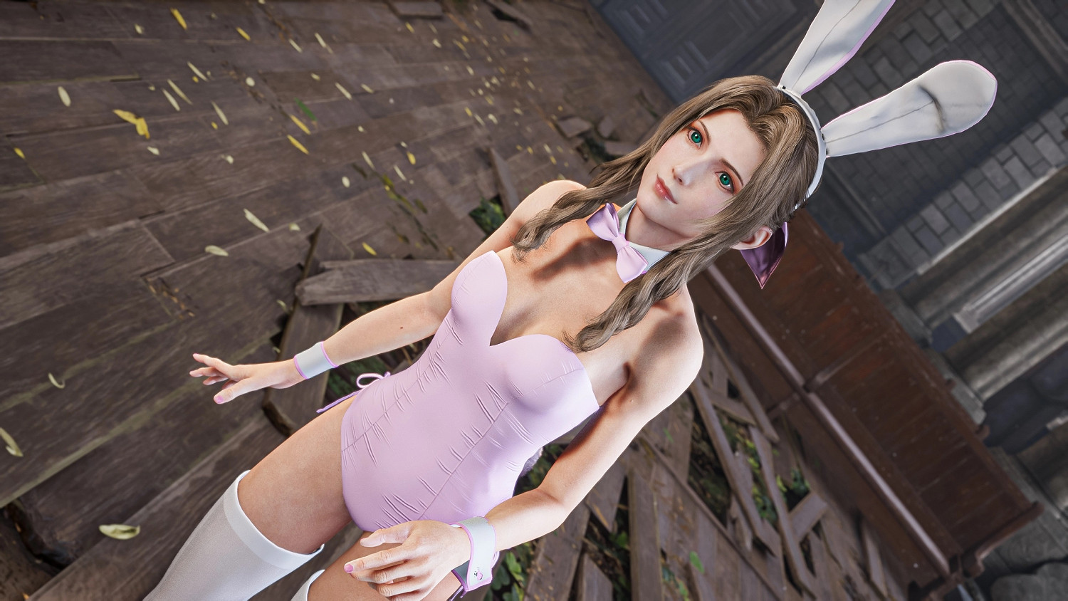 我衝了！《FF7re》蒂法 愛麗絲 傑西 兔女郎MOD！！