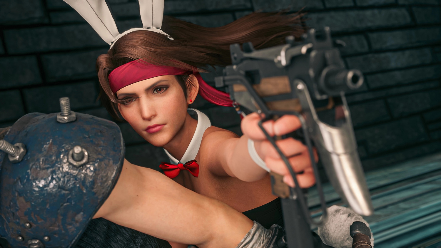 我衝了！《FF7re》蒂法 愛麗絲 傑西 兔女郎MOD！！