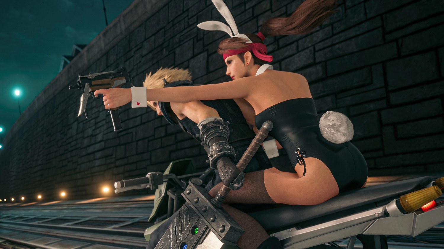 我衝了！《FF7re》蒂法 愛麗絲 傑西 兔女郎MOD！！