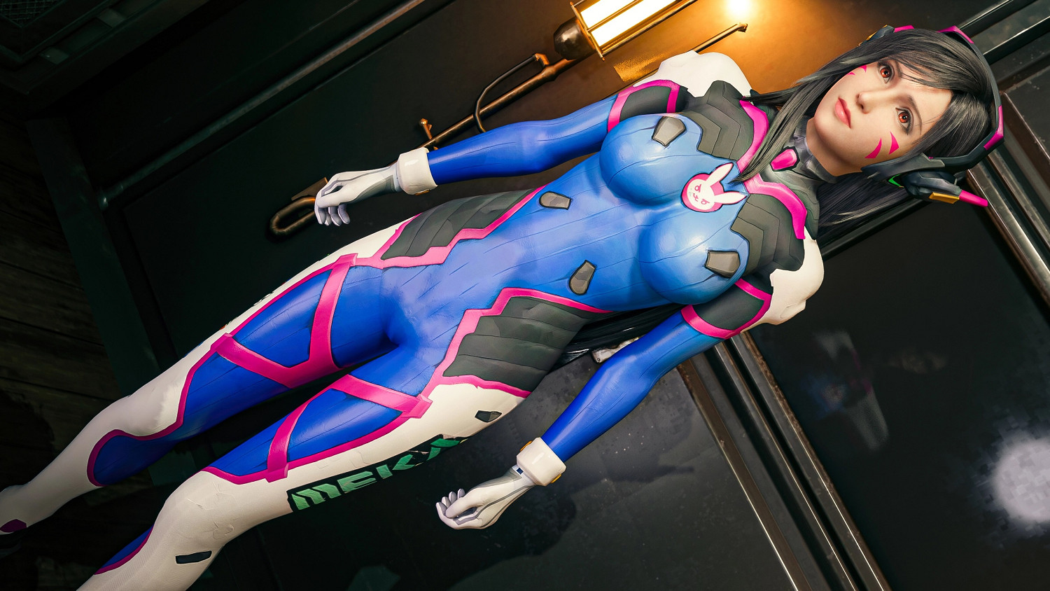 蒂法愛你哦!《FF7re》MOD 蒂法Cos《鬥陣特攻》D.Va