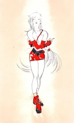 《最終幻想7重製版》天野喜孝版蒂法！白髮別具風味