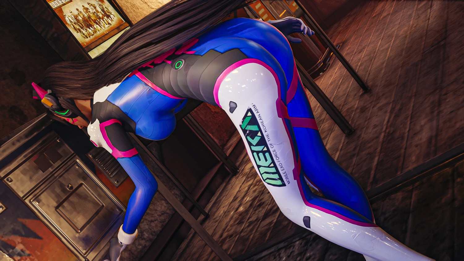 蒂法愛你哦!《FF7re》MOD 蒂法Cos《鬥陣特攻》D.Va