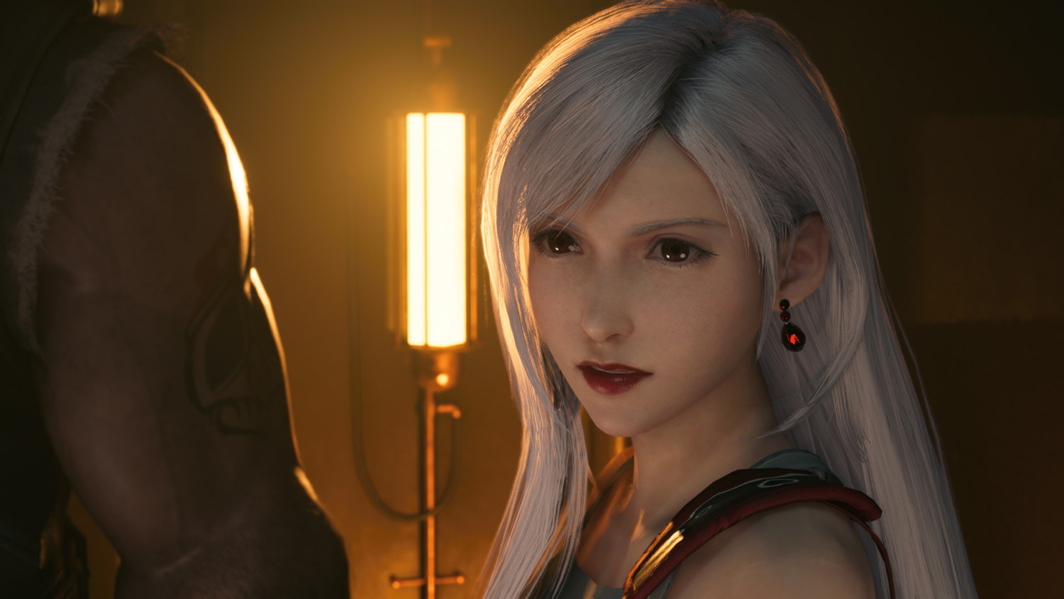 《最終幻想7重製版》天野喜孝版蒂法！白髮別具風味