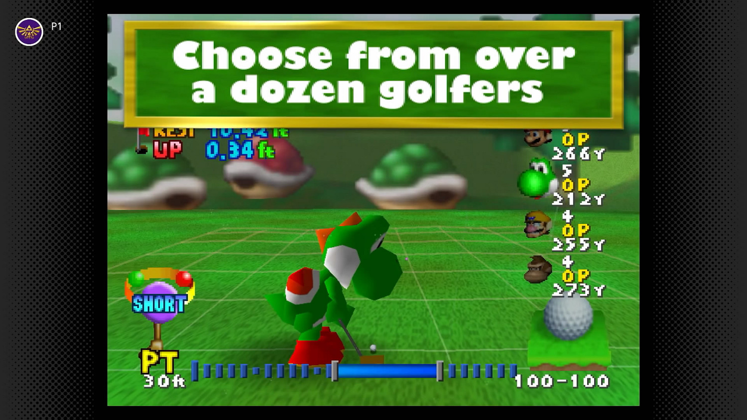 《馬裡奧高爾夫64》現已加入Switch Online會員資料片 《馬裡奧高爾夫64》現已加入Switch Online會員資料片