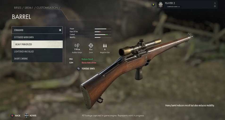 更多的自定義武器！ 《狙擊精英5》發布武器系統影片