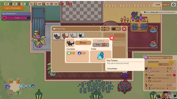 貓咖經營模擬遊戲《貓咖經理》現已在Steam發售 支援中文 貓咖經營模擬遊戲《貓咖經理》現已在Steam發售 支援中文