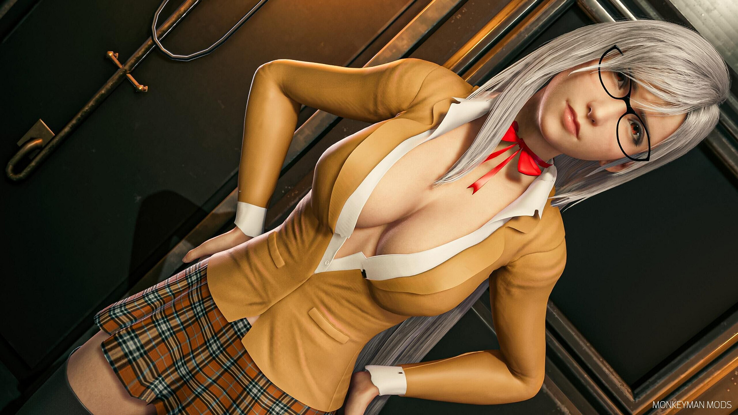 帶頭衝鋒！《FF7re》MOD蒂法換裝監獄學園白木芽衣子