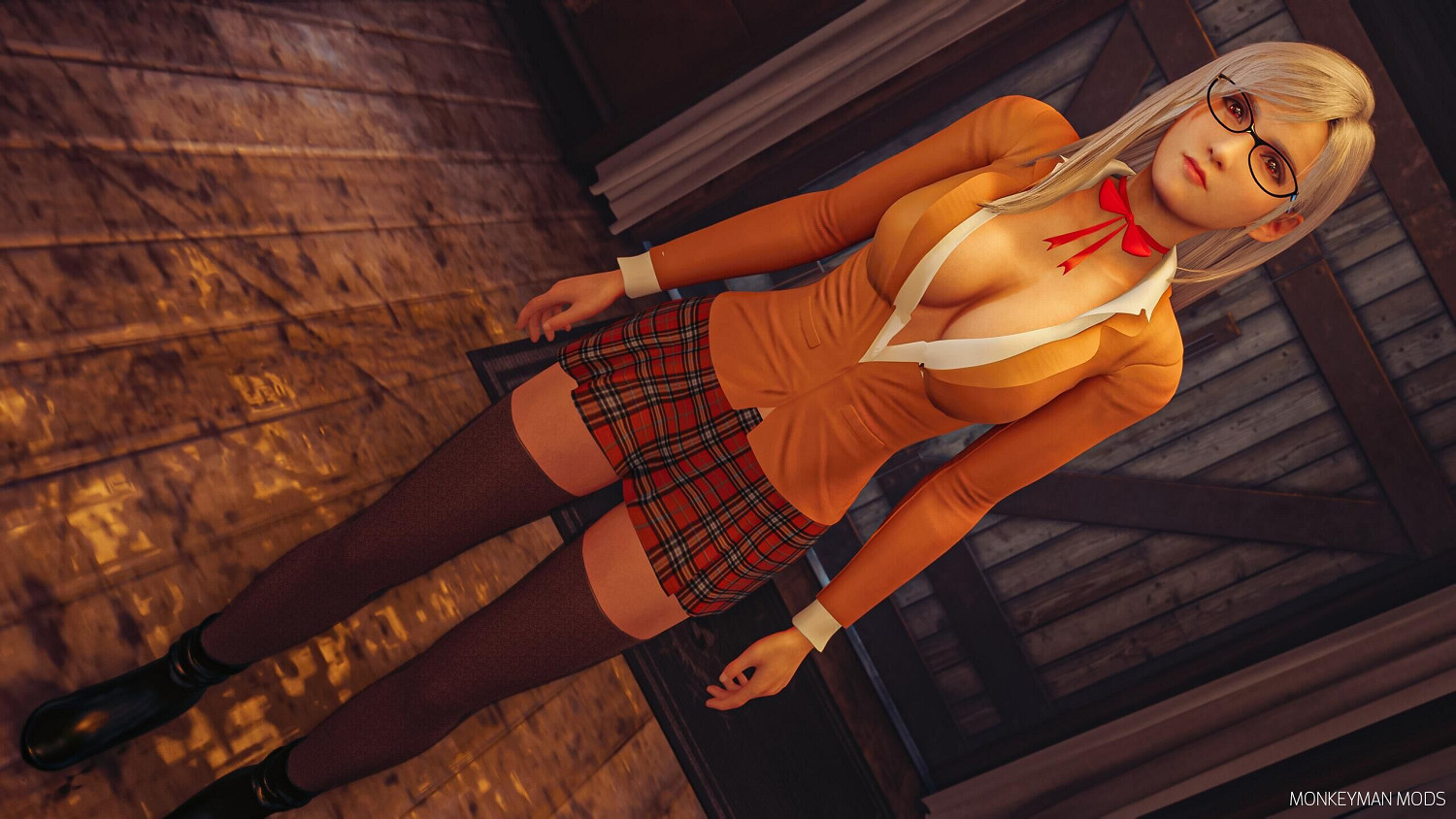 帶頭衝鋒！《FF7re》MOD蒂法換裝監獄學園白木芽衣子