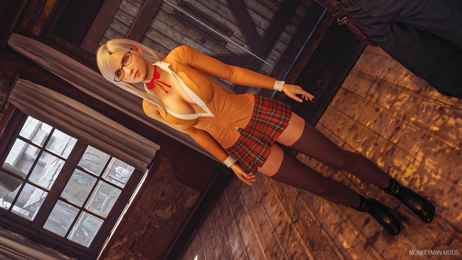 帶頭衝鋒！《FF7re》MOD蒂法換裝監獄學園白木芽衣子