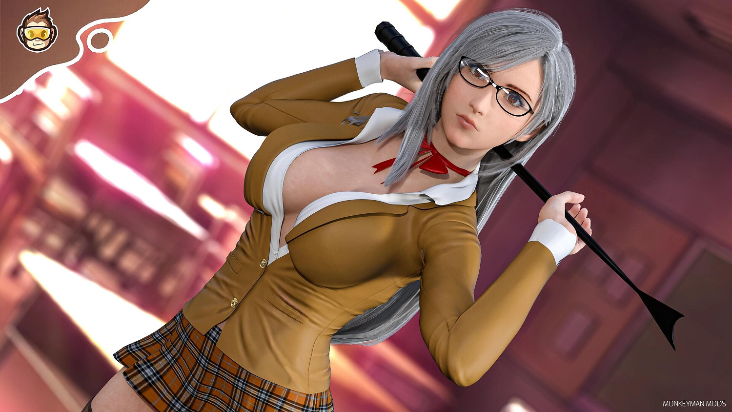 帶頭衝鋒！《FF7re》MOD蒂法換裝監獄學園白木芽衣子