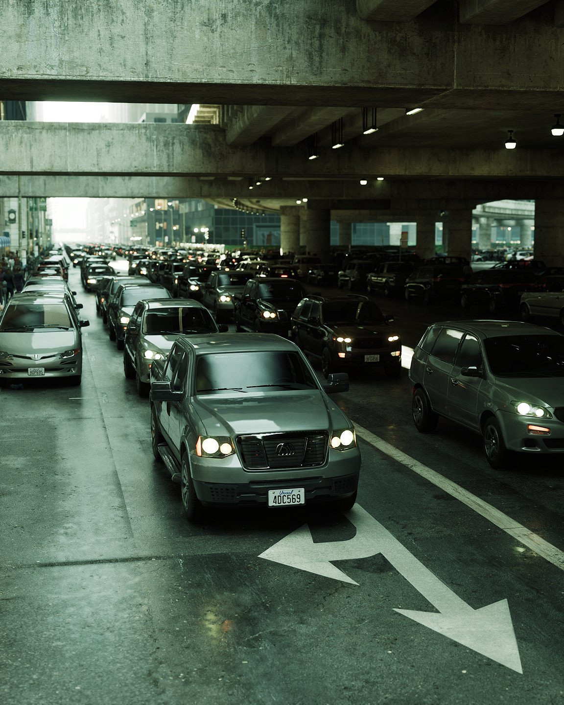 《駭客任務：覺醒》PC版展示：交通高峰期藝術攝影