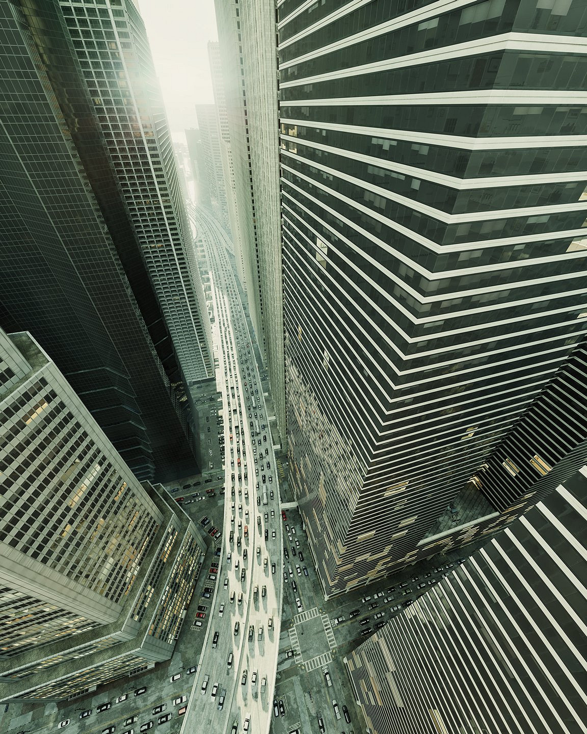 《駭客任務：覺醒》PC版展示：交通高峰期藝術攝影