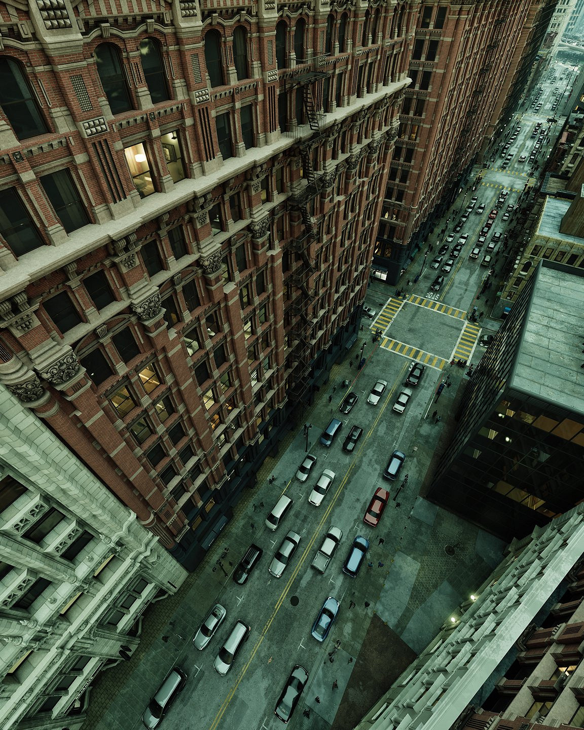 《駭客任務：覺醒》PC版展示：交通高峰期藝術攝影