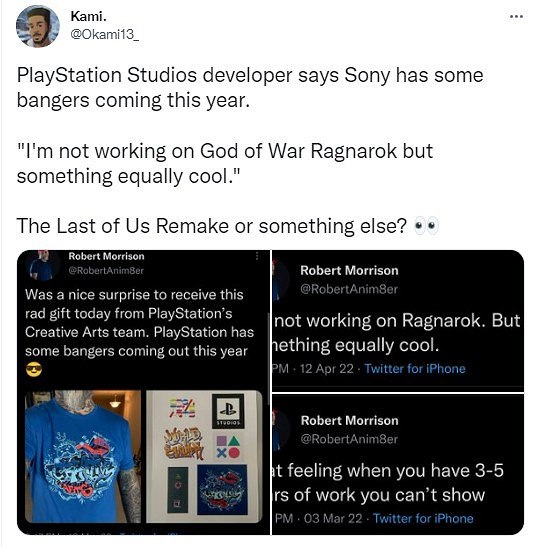 傳聞除了《諸神黃昏》索尼今年還有未官宣“爆款”! 傳聞除了《諸神黃昏》索尼今年還有未官宣“爆款”!