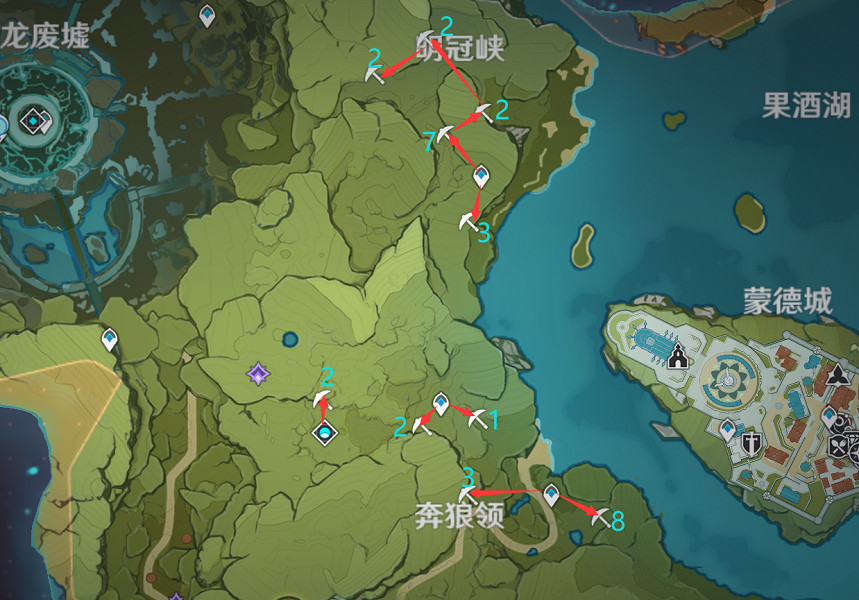 《原神》白鐵礦位置在哪?白鐵礦採集路線分享 《原神》白鐵礦位置在哪?白鐵礦採集路線分享