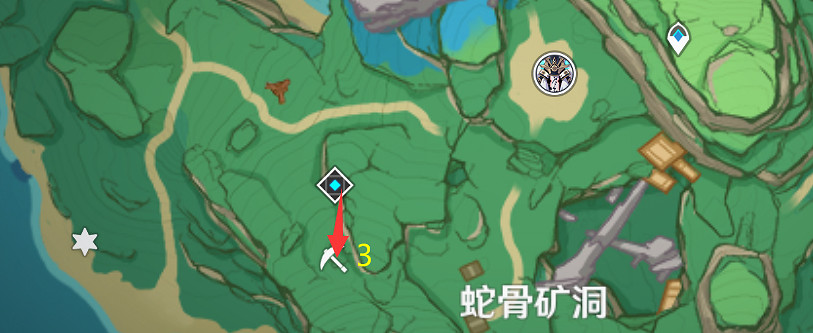 《原神》白鐵礦位置在哪?白鐵礦採集路線分享 《原神》白鐵礦位置在哪?白鐵礦採集路線分享