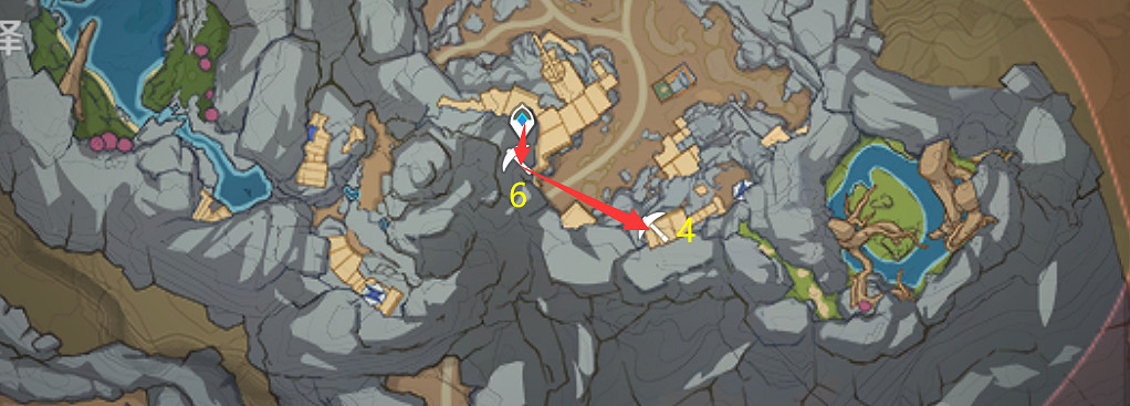 《原神》白鐵礦位置在哪?白鐵礦採集路線分享 《原神》白鐵礦位置在哪?白鐵礦採集路線分享