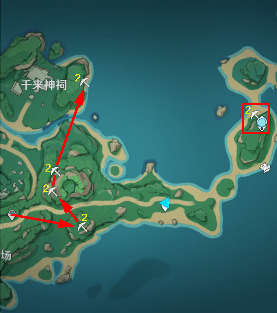 《原神》鶴觀島紫晶礦在哪?鶴觀島紫晶礦採集路線分享 《原神》鶴觀島紫晶礦在哪?鶴觀島紫晶礦採集路線分享