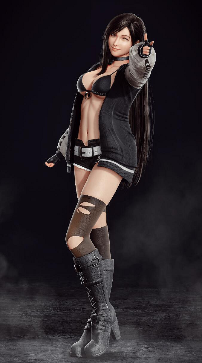 《FF7RE》蒂法很忙　友情客串《生死格鬥》穗乃果新mod