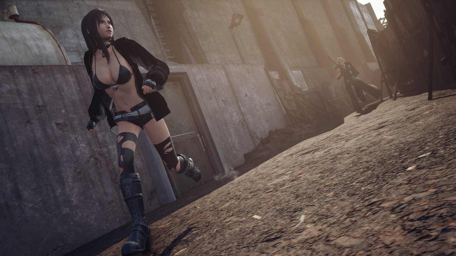 《FF7RE》蒂法很忙　友情客串《生死格鬥》穗乃果新mod