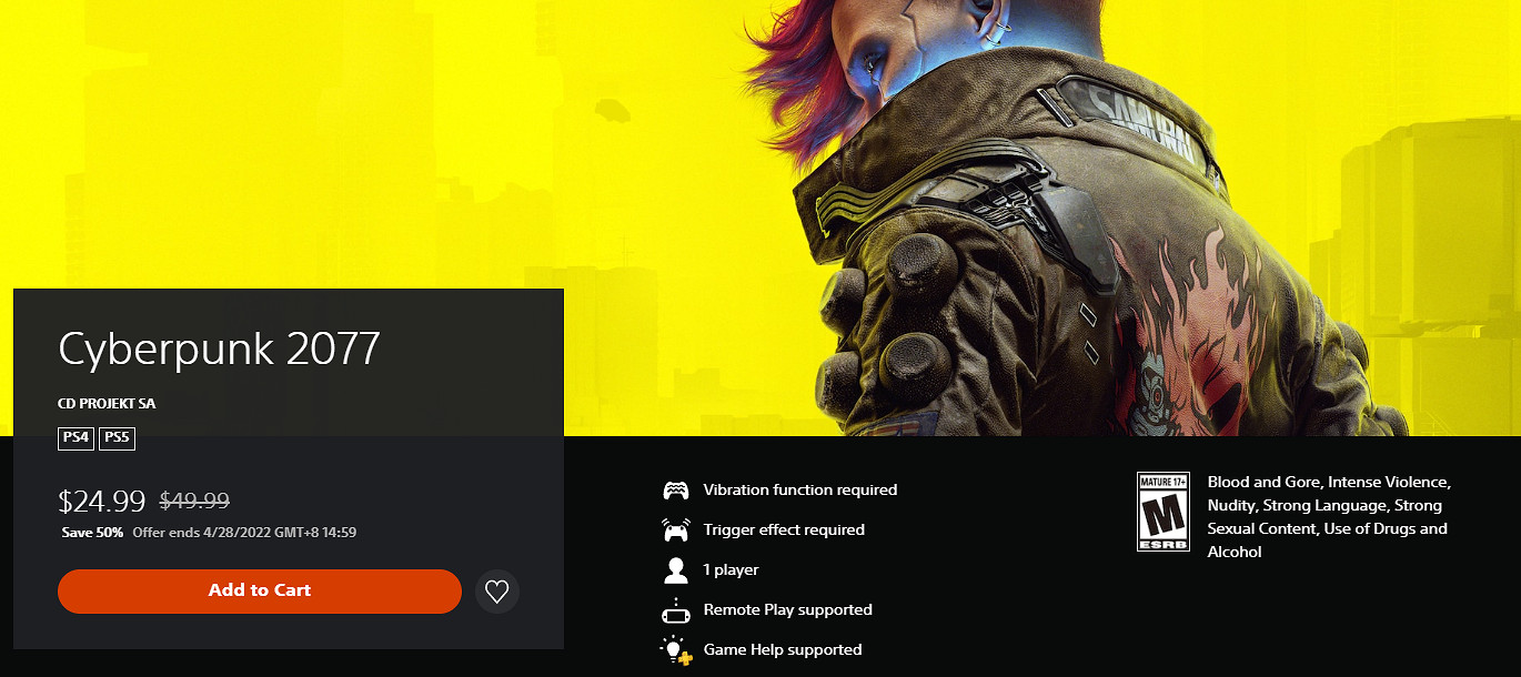 《電馭叛客2077》全平台半價活動 大型資料片明年上線