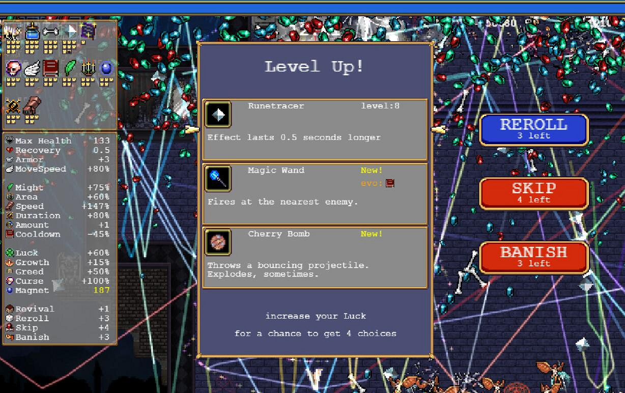 《吸血鬼倖存者》骨頭配什麽好？骨頭通關心得分享