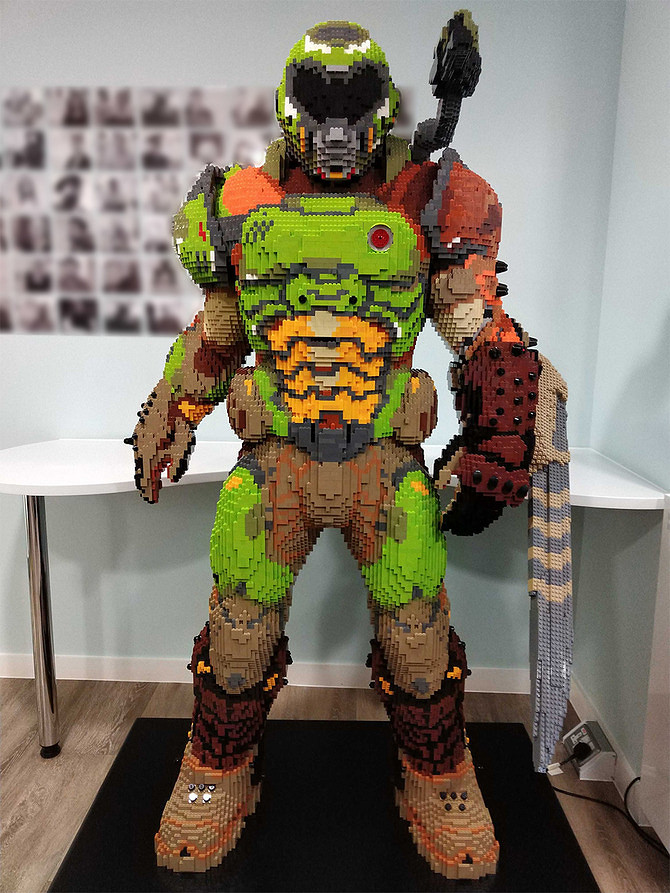 歷時210小時!樂高打造等身大《毀滅戰士》DoomSlayer 歷時210小時!樂高打造等身大《毀滅戰士》DoomSlayer