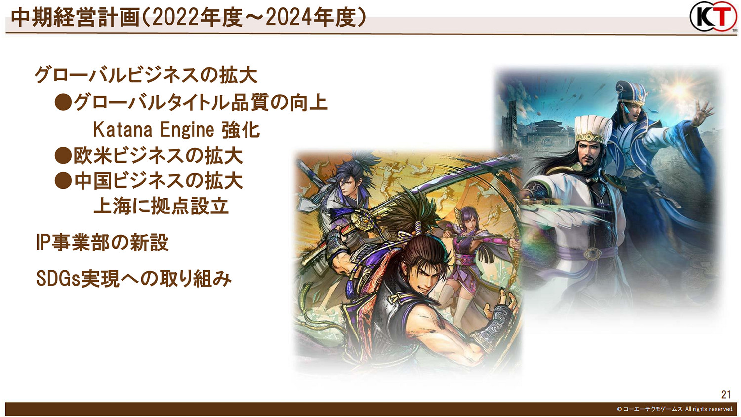 業績再創新高！ 光榮特庫摩今日公開21-22年度財報