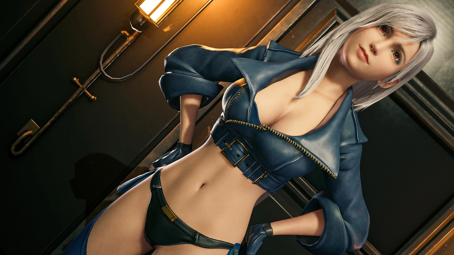 美人扮美人！《FF7RE》蒂法cos《格鬥天王》Angel上線