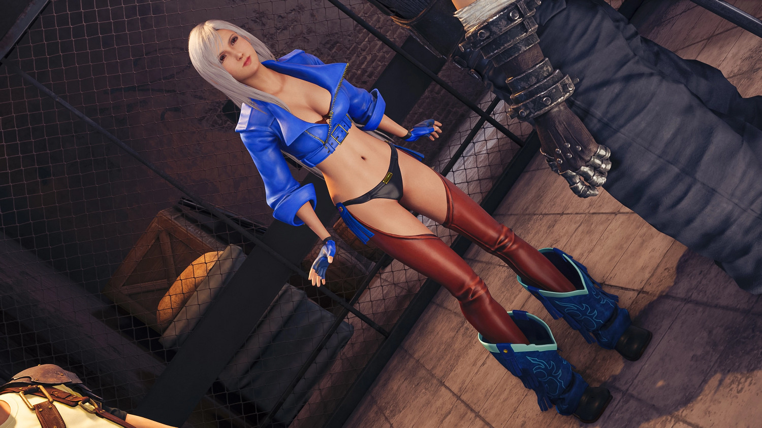 美人扮美人！《FF7RE》蒂法cos《格鬥天王》Angel上線