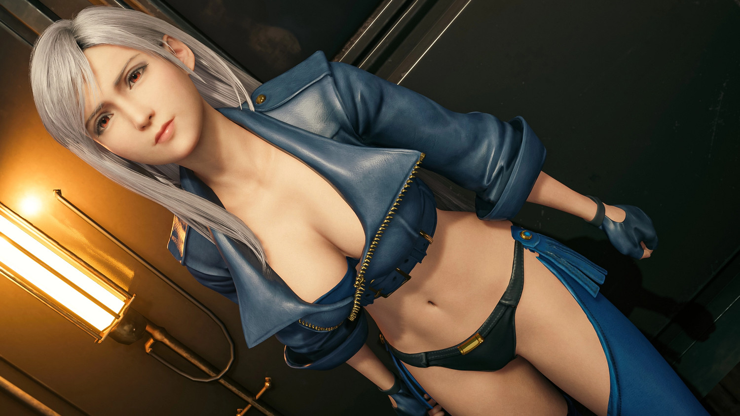 美人扮美人！《FF7RE》蒂法cos《格鬥天王》Angel上線