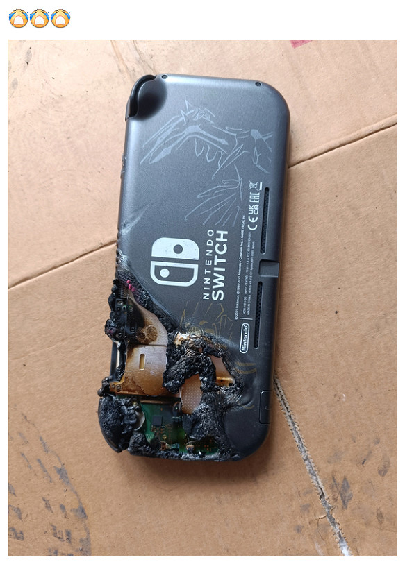 任堅強！Switch殼燒掉了照樣不耽誤玩《塞爾達》！