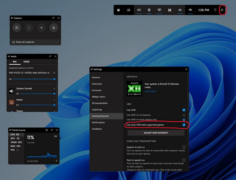 遊戲體驗更進一步！Win11已支援多個自動HDR新功能