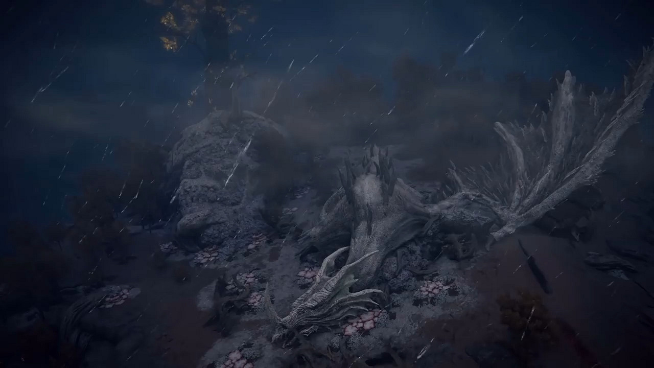 當喚醒《艾爾登法環》中的巨型NPC：長老龍桂奧爾！