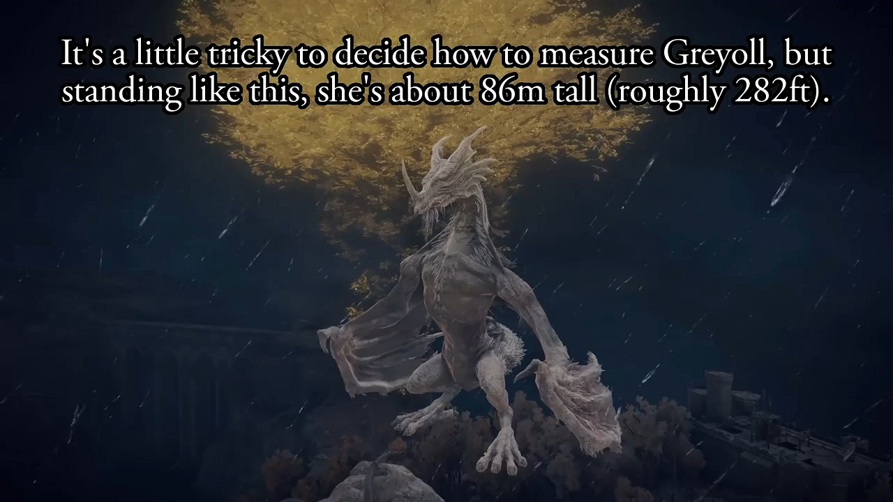 當喚醒《艾爾登法環》中的巨型NPC：長老龍桂奧爾！