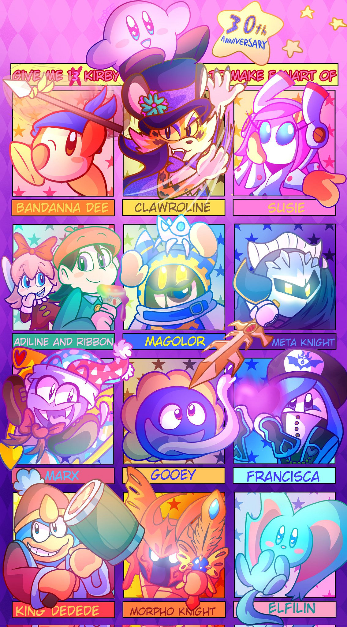 30年風風雨雨 喜迎《星之卡比》30周年同人賀歲圖集