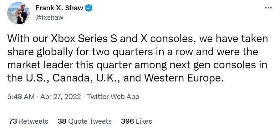 索尼敗相已露？微軟CEO稱Xbox已連續兩個季度領先!